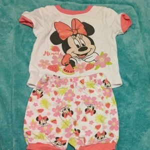Minnie mouse baby pajamas